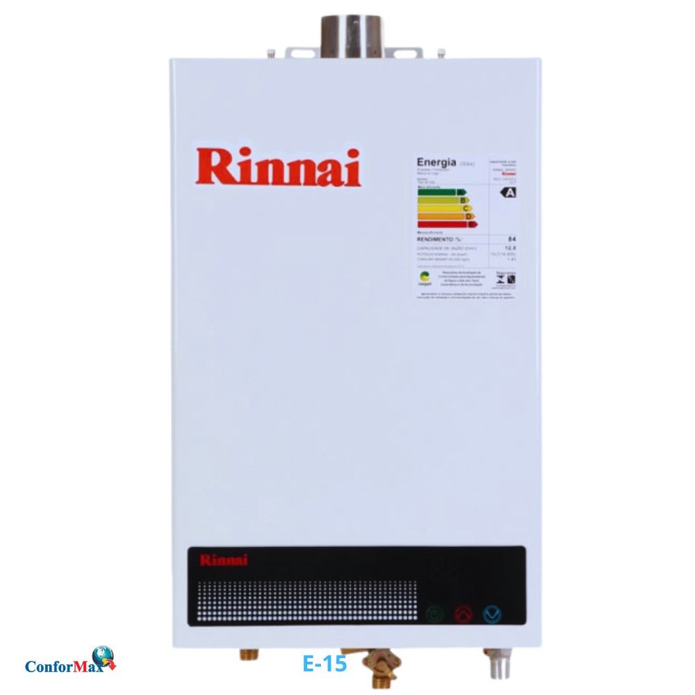 Aquecedor Rinnai 15L | Aquecedor a Gás | Confomax | CONFORMAX