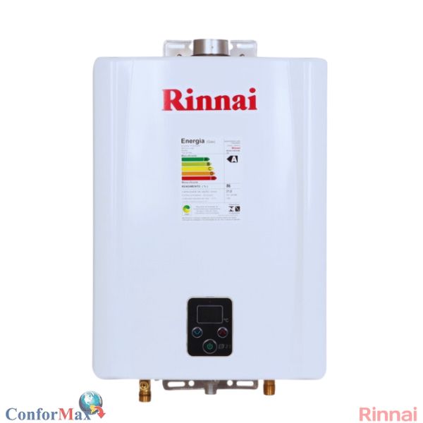 Aquecedor Rinnai E-17 de 17 litros.