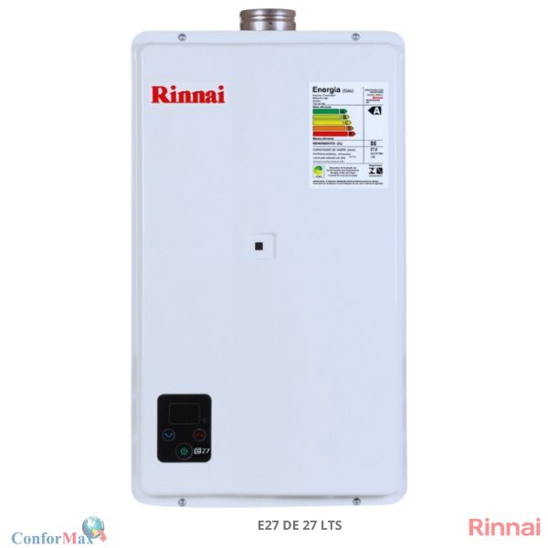 Aquecedor Rinnai 27 litros | Aquecedor a Gás | Confomax
