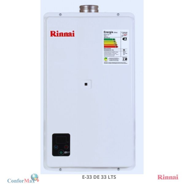 Aquecedor Rinnai E-33 de 33 litros