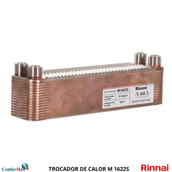 Trocador de Calor Indireto Rinnai M 1622S - 42.500 Kcal/Hora