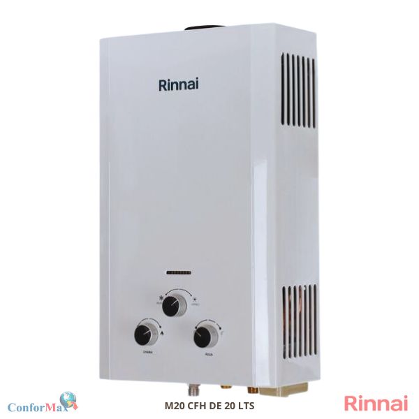 Aquecedor Rinnai M20 de 20,0 litros Exaustão Natural