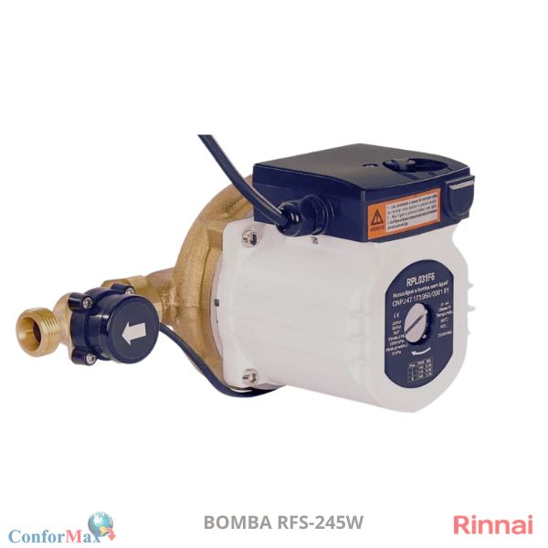 Pressurizador Rinnai RFS-245w - Corpo de Ferro com Revestimento Cer�mico