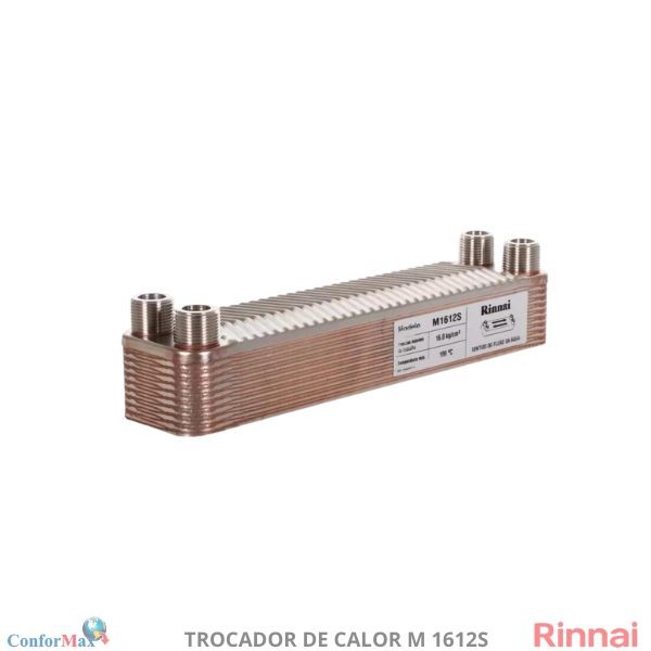 Trocador de Calor Indireto Rinnai M1612 S - 22.000 Kcal/Hora